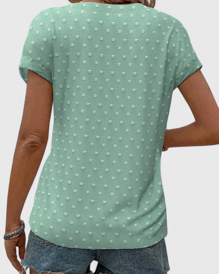 Miles | Pohodlné tričko s V-výstřihem