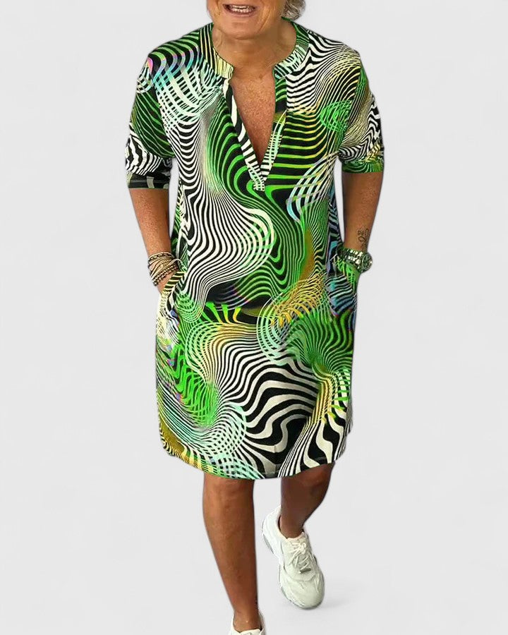 Helinae™ | Sofistikované šaty s V výstřihem