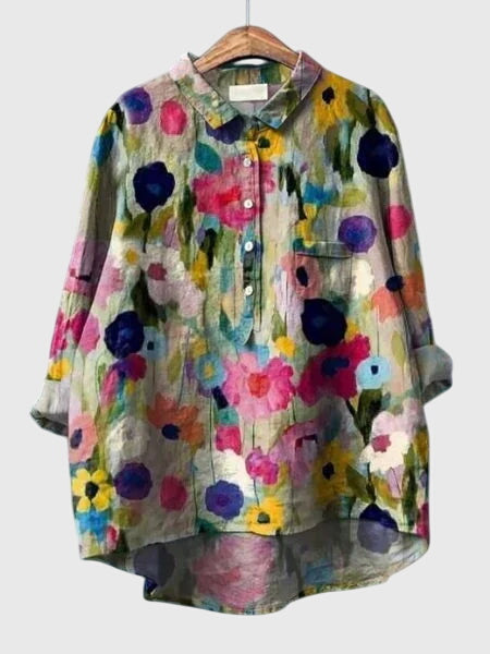 Valeria™ - Blůza s květinovým potiskem