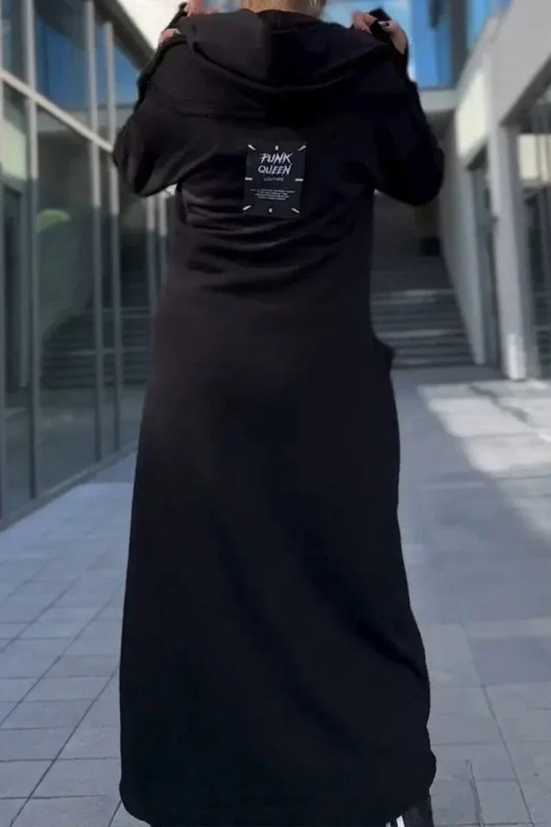 Mana™ | Dlouhá mikina s kapucí a zipem v lehkých a prodyšných materiálech