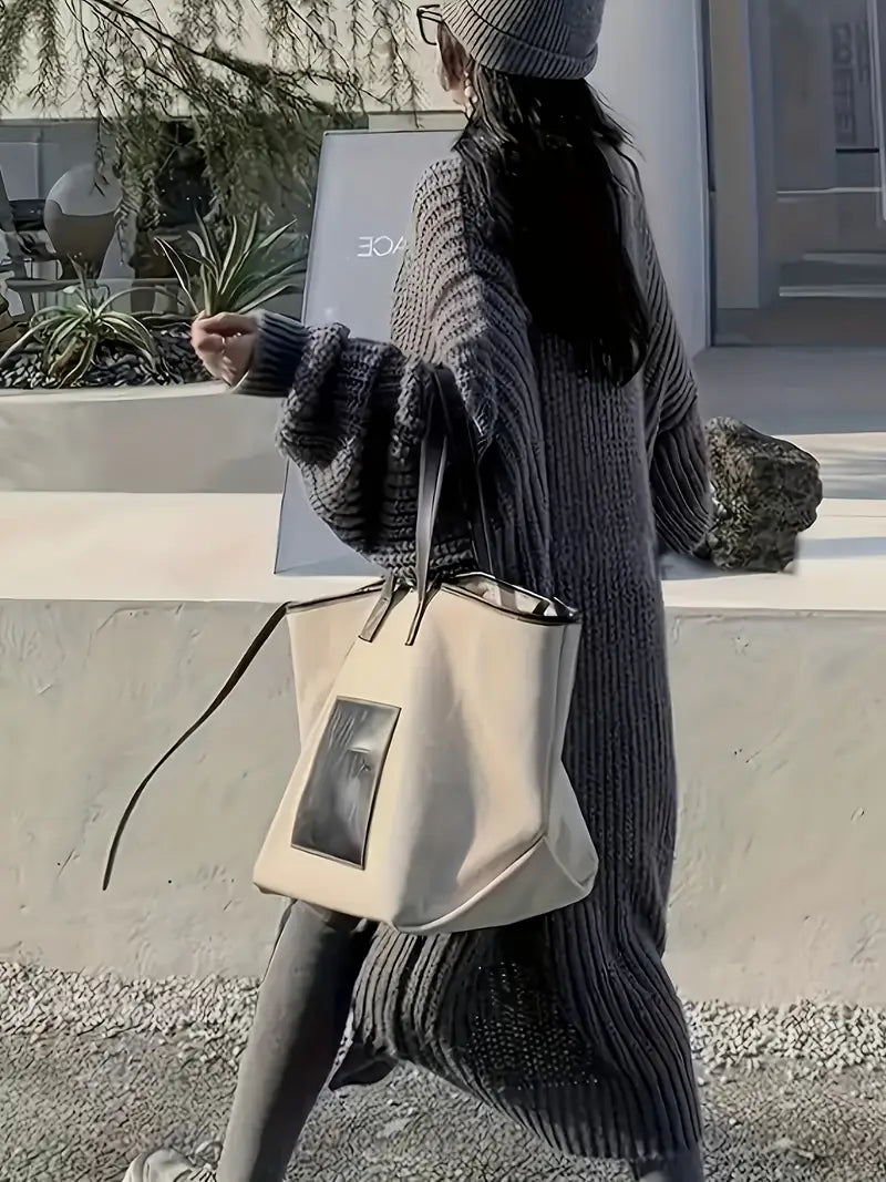 Krista | Dlouhý dámský pletený kardigan