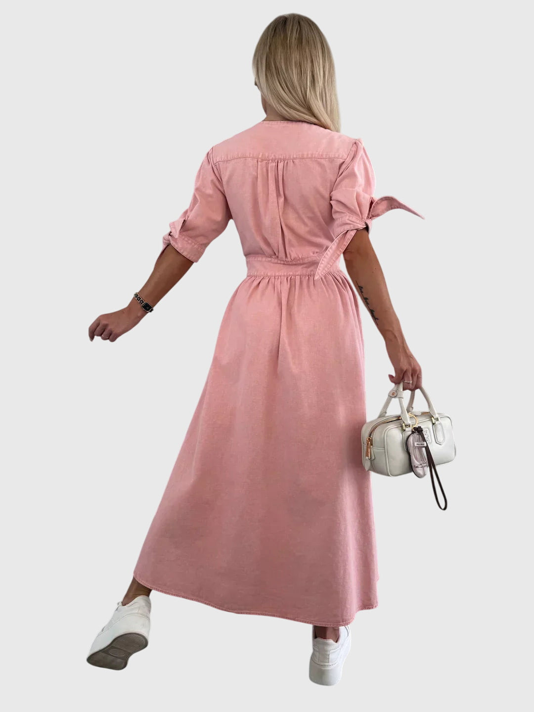 Sophia™ | Elegantní Džínové Šaty