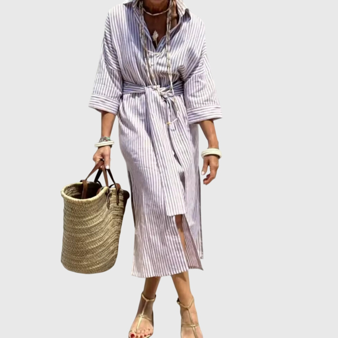 Ellen™ | Klasické pruhované šaty