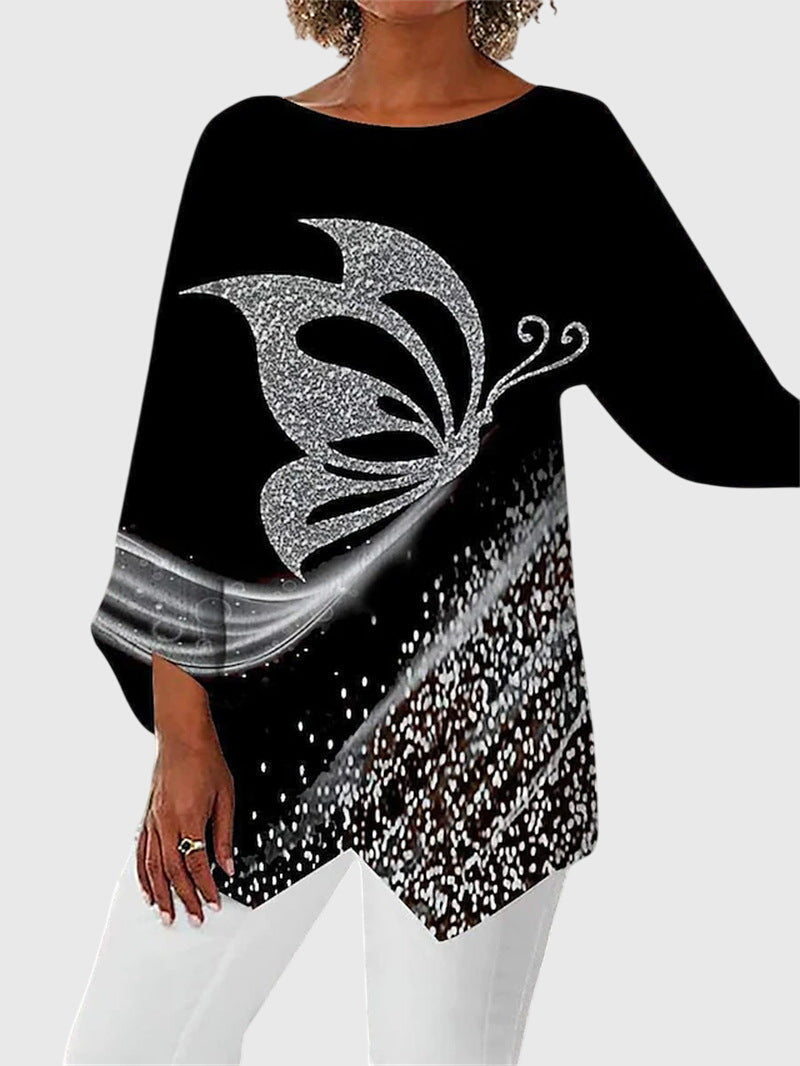 Alayah™ | Elegantní top s kulatým výstřihem