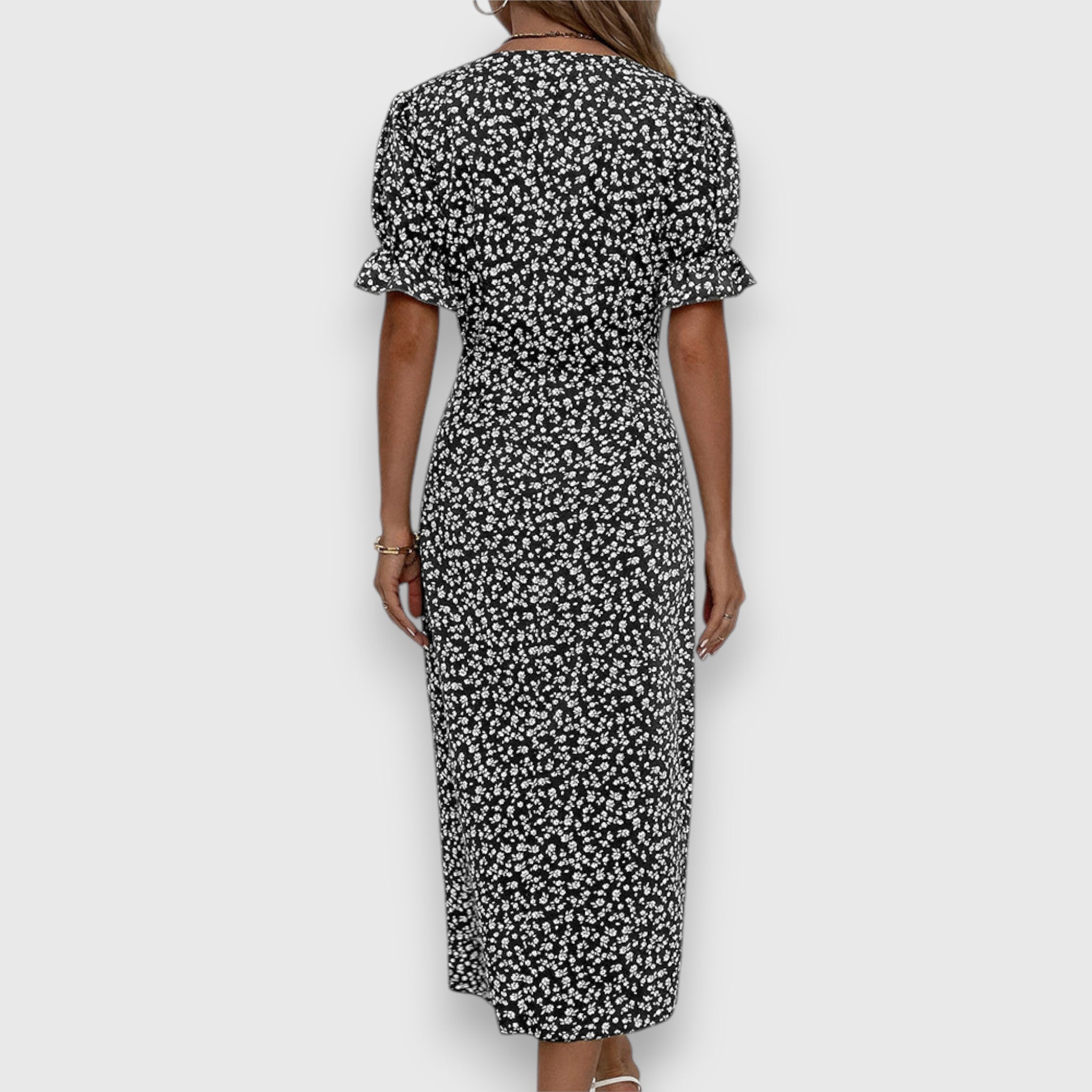 Tessina – Elegantní květinové šaty