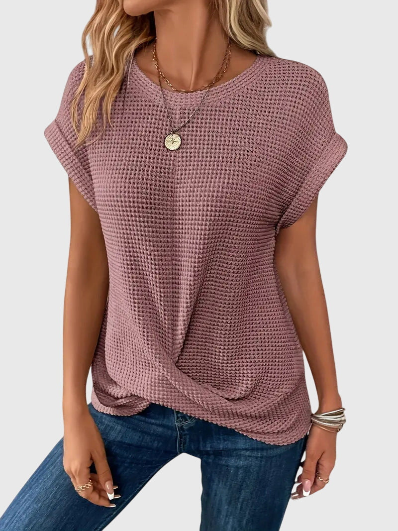 Isa™ | Elegantní Blůza s Kulatým Výstřihem