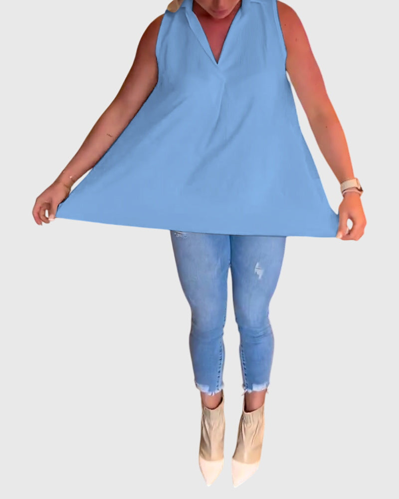 Lina™ | Halenka bez rukávů