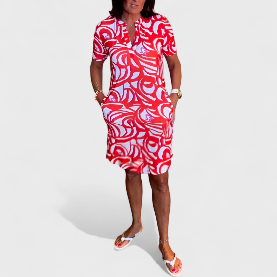 Barbora | Svěží Vzorované Šaty