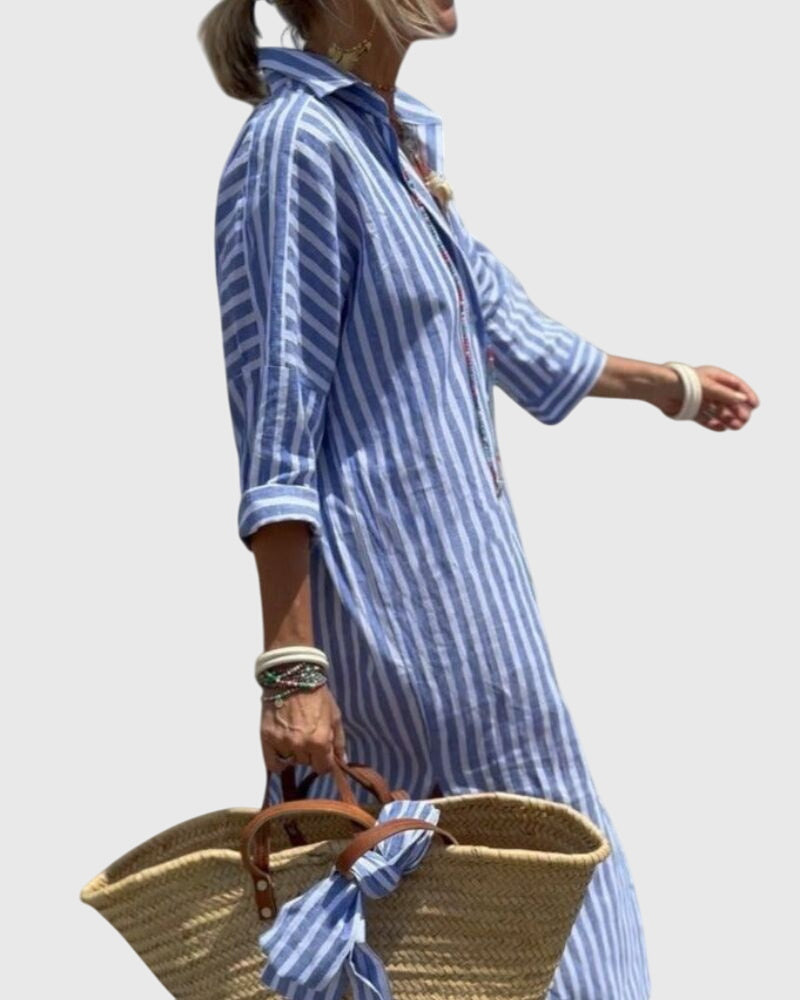 Ellen™ | Klasické pruhované šaty