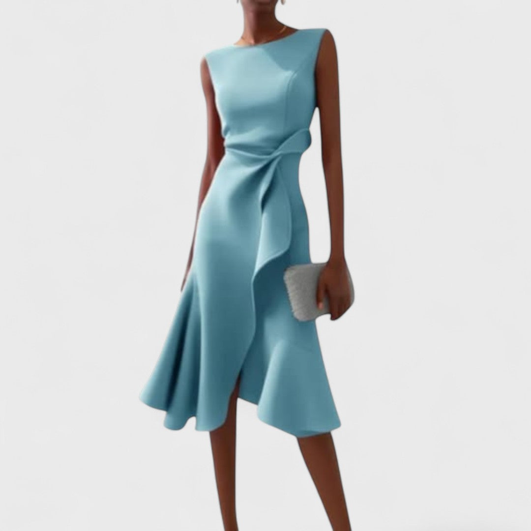 Gabriela | Asymetrické Šaty S Elegantními Sklady