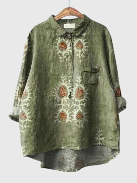 Valeria™ - Blůza s květinovým potiskem