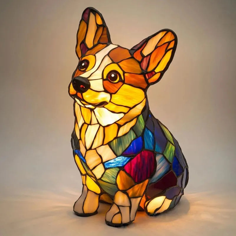 Pitchou – Světelná lampa corgi