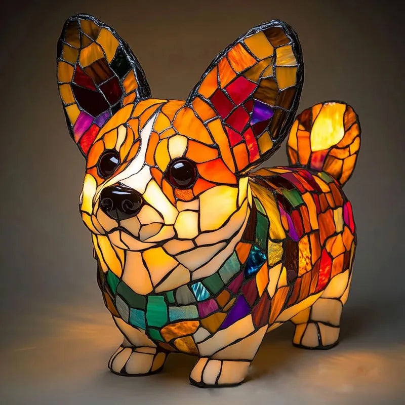 Pitchou – Světelná lampa corgi