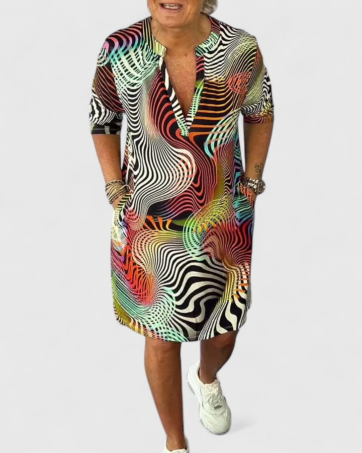 Helinae™ | Sofistikované šaty s V výstřihem