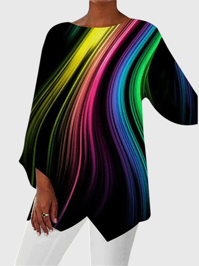 Alayah™ | Elegantní top s kulatým výstřihem